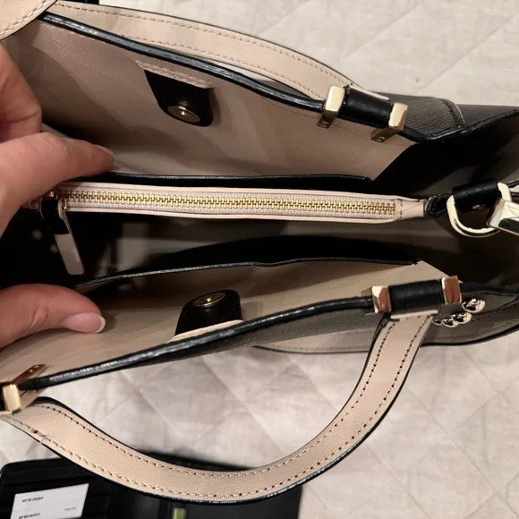 Black Kate Spade New York Romily Sanders Place Satchel with Wallet - Picture 8 of 15